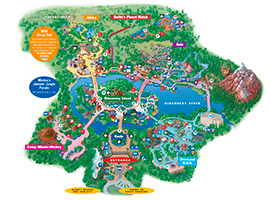 Animal Kingdom Mapa