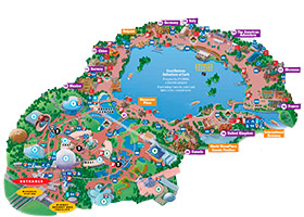 Mapa de Epcot en Disney World